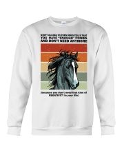 Stop Talking To Them Crewneck Sweatshirt tile