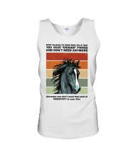 Stop Talking To Them Unisex Tank tile