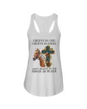 Horse Shirt 3x1 Ladies Flowy Tank tile