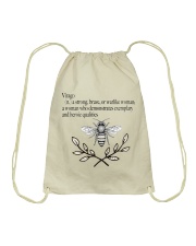 Bees Shirt Virago Drawstring Bag tile