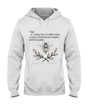 Bees Shirt Virago Hooded Sweatshirt front