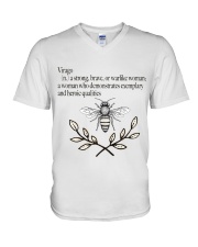 Bees Shirt Virago V-Neck T-Shirt tile