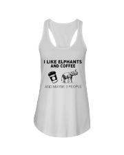 Shirt elephant Ladies Flowy Tank tile