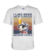 SCHNAUZER shirt V-Neck T-Shirt thumbnail