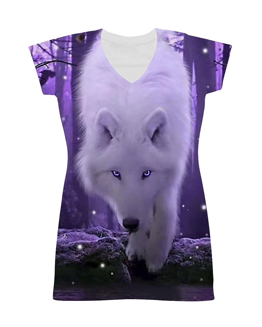I LOVE WOLVES All-over Dress