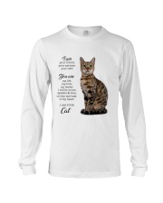I am your friend your partner your cat Long Sleeve Tee front