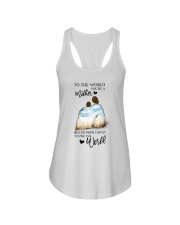 To The World You Are A Mother Ladies Flowy Tank tile