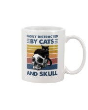 Easily Distracted By Cats And Skull Mug tile