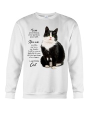 I am your friend your partner your black cat Crewneck Sweatshirt tile