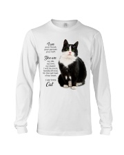 I am your friend your partner your black cat Long Sleeve Tee front