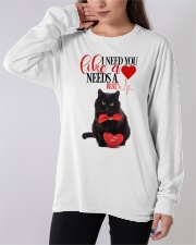 I Need You Like A Heart Needs A Beat Long Sleeve Tee apparel-long-sleeve-tee-lifestyle-front-19