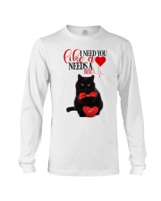 I Need You Like A Heart Needs A Beat Long Sleeve Tee front