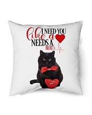 I Need You Like A Heart Needs A Beat Indoor Pillow tile