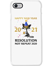 Happy New Year 2021 Resolution Not Repeat 2020 Phone Case tile