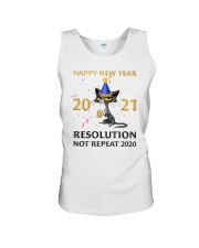 Happy New Year 2021 Resolution Not Repeat 2020 Unisex Tank tile