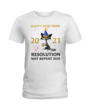 Happy New Year 2021 Resolution Not Repeat 2020 Ladies T-Shirt tile