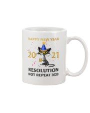 Happy New Year 2021 Resolution Not Repeat 2020 Mug tile