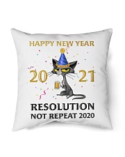 Happy New Year 2021 Resolution Not Repeat 2020 Indoor Pillow tile