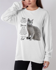 I am your friend your partner your black cat Long Sleeve Tee apparel-long-sleeve-tee-lifestyle-front-19