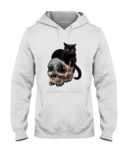 Skull Cat Hooded Sweatshirt front