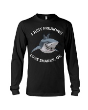 I Just Freaking Love Shark Ok Long Sleeve Tee tile