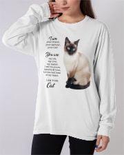 I am your friend your partner your cat Long Sleeve Tee apparel-long-sleeve-tee-lifestyle-front-19