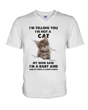 I'm Telling You I'm Not A Cat V-Neck T-Shirt tile