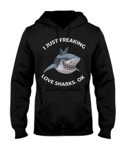 Love shark Hooded Sweatshirt tile