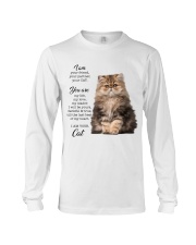 I am your friend your partner your black cat Long Sleeve Tee front