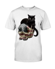 Skull cat Classic T-Shirt tile
