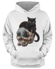 Skull cat Hooded Sweatshirt apparel-hooded-sweatshirt-lifestyle-front-34