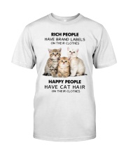 Rich People Have Brand Labels on Their Clothes Classic T-Shirt tile