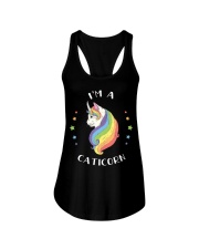 I'm A Caticorn Ladies Flowy Tank tile
