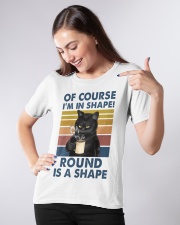 Black cat over coffee cup Ladies T-Shirt apparel-ladies-t-shirt-lifestyle-front-09