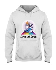Love in Love Hooded Sweatshirt front