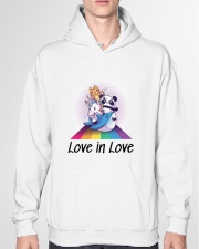 Love in Love Hooded Sweatshirt garment-hooded-sweatshirt-front-04