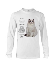 I am your friend your partner your cat Long Sleeve Tee front