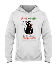 Black cat Hooded Sweatshirt tile