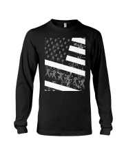 Brain cancer cure for gray ribbon cancer warrior Long Sleeve Tee tile