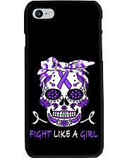 Purple ribbon fight like girl stomach sarcoidosis Phone Case tile