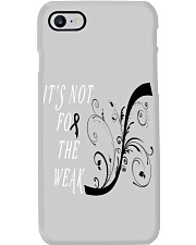 Melanoma skin cancer shirts not for weak leggings Phone Case tile