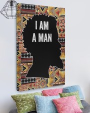 I Am A Man - Black Man 20x30 Gallery Wrapped Canvas Prints aos-canvas-pgw-20x30-lifestyle-front-02
