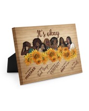 It's Okay To Make Mistake Have Bad Days Easel-Back Gallery Wrapped Canvas tile