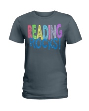 READING-ROCKS Ladies T-Shirt tile