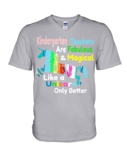 KINDERGARTEN TEACHERS V-Neck T-Shirt thumbnail