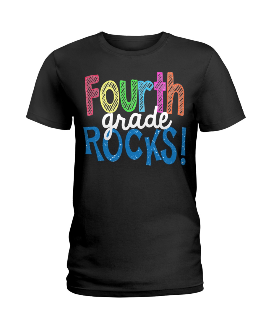 FOURTH-GRADE-ROCKS Ladies T-Shirt