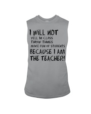 BECAUSE I AM THE TEACHER MUG Sleeveless Tee thumbnail