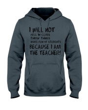 BECAUSE I AM THE TEACHER MUG Hooded Sweatshirt thumbnail