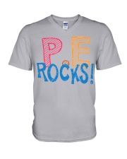 PE ROCKS V-Neck T-Shirt thumbnail