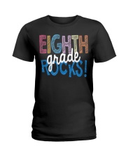 EIGHTH GRADE ROCKS Ladies T-Shirt front